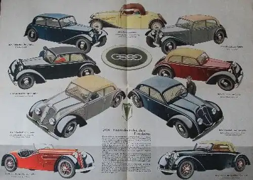 DKW Modellprogramm 1935 Automobilprosp