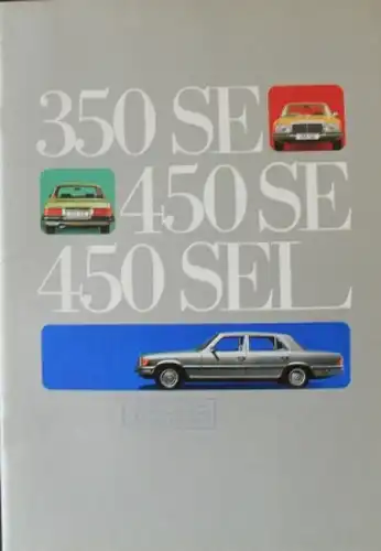 Mercedes Benz 350 SE-450 SE 1973 Automobilprospekt