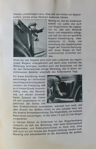 Opel Modellprogramm 1934 Automobilprospekt