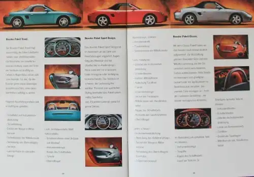 Porsche Modellprogramm 1998 Automobilprospekt