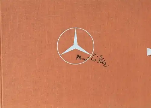 Mercedes-Benz Mappe mit Zeichnungen von Hans Liska 1955