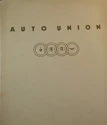 Krause &quot;Auto-Union&quot; Unternehmens-Historie 1936