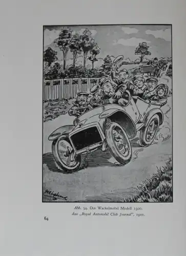Klima &quot;Das Auto in der Karikatur&quot; Automobil-Historie 1928