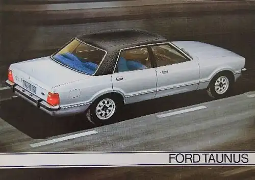 Ford Taunus Modellprogramm 1979 Automobilprospekt