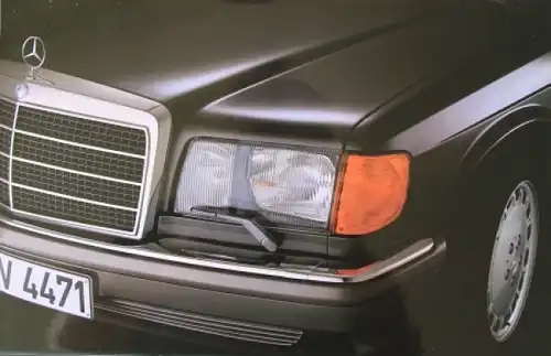 Mercedes Benz 560 SEL Modellprogrammmappe 1987