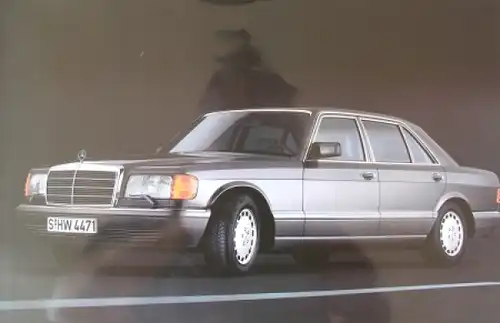 Mercedes Benz 560 SEL Modellprogrammmappe 1987