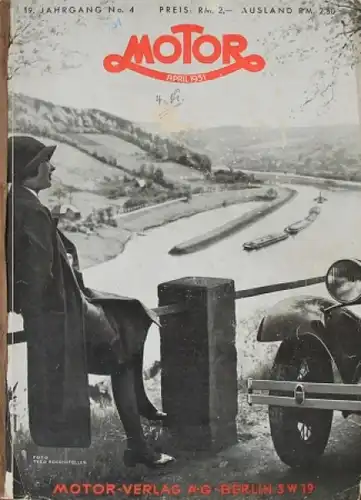 Braunbecks &quot;Motor&quot; Magazin April 1930