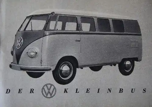 Volkswagen Modellprogramm 1950 Automobilprospekt