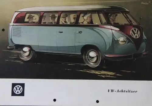Volkswagen Transporter 1952 Reuters Automobilprospekt