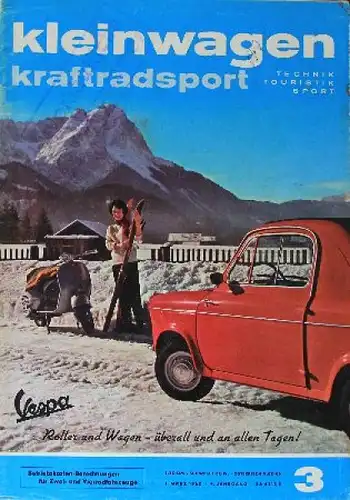 &quot;Kleinwagen - Kraftradsport&quot; Kleinwagen-Zeitschrift 1960