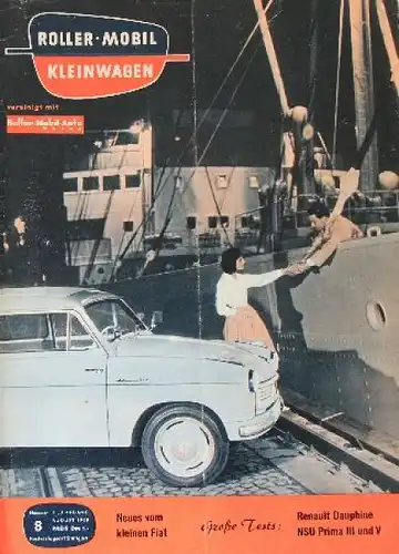 &quot;Roller - Mobil Kleinwagen&quot; Kleinwagen-Zeitschrift 1958