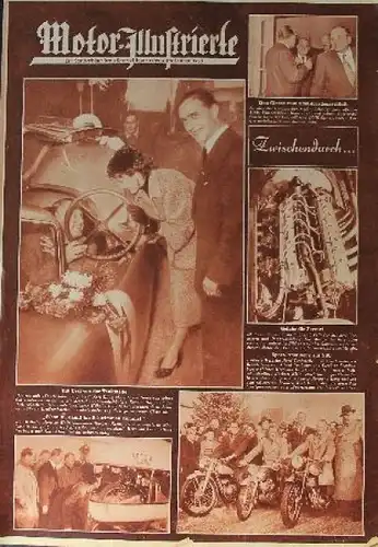 &quot;Motor Illustrierte&quot; Zeitschrift 1953