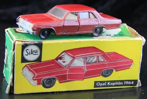Siku Opel Kapitän V252 Metallmodell 1965 in Originalbox