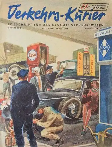 &quot;Verkehrs-Kurier - Zeitschrift für das Verkehrswesen&quot; Magazin 1948