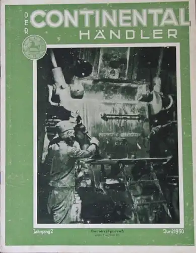 &quot;Der Continental Händler&quot; Firmenmagazin 1930