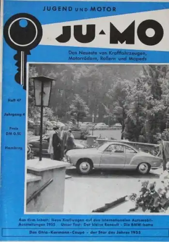 &quot;Ju-Mo - Das Motormagazin für Jedermann&quot; Motor-Zeitschrift 1955