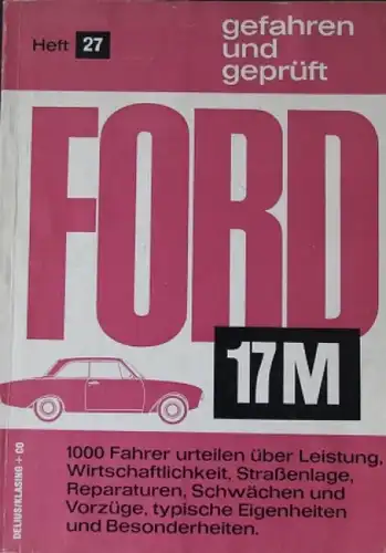 Hansen &quot;Ford 17M gefahren und geprüft&quot; Ford-Technik 1962