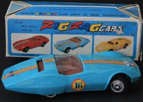 Bandai Astro-Corvette Zig-Zag-Car 1962 in Originalbox