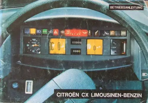 Citroen CX Limousine Betriebsanleitung 1976