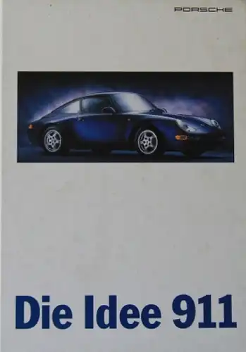 Porsche &quot;Die Idee 911&quot; Automobilprospekt 1995