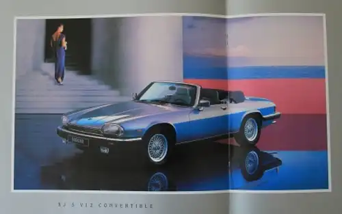 Jaguar XJS Modellprogramm 1989 Automobilprospekt