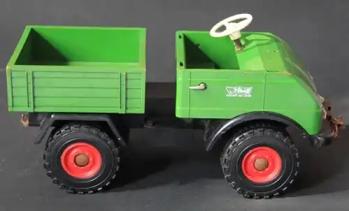 Steiff Unimog U 406 mit Tieranhänger 1970