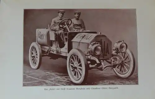 Barzini &quot;Peking - Paris im Automobil&quot; Autorennsport-Historie 1908