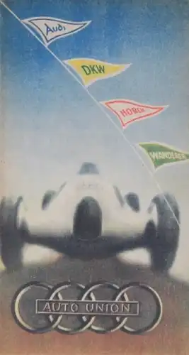 Auto-Union Modellprogramm 1935 Automobilprospekt