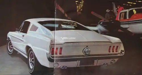 Ford Mustang Modellprogramm 1967 Automobilprospekt