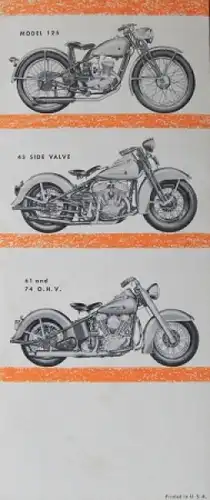 Harley-Davidson Modellprogramm &quot;Everyone can own a Harley&quot; 1938