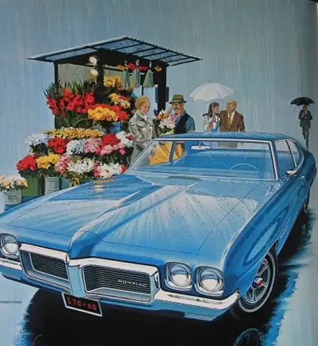 Pontiac Modellprogramm 1970 Automobilprospekt Pontiac Modellprogramm 1970 Automobilprospekt