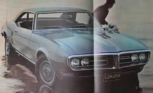 Pontiac Modellprogramm 1968 Automobilprospekt