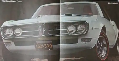 Pontiac Modellprogramm 1968 Automobilprospekt