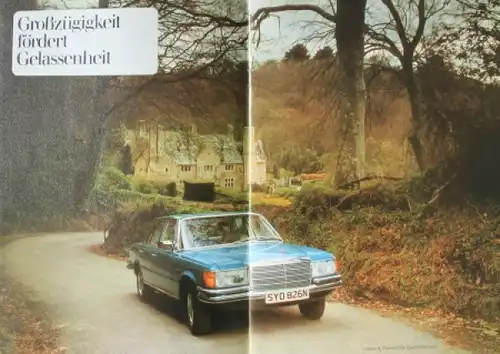 Mercedes Benz 280 S/SEL 1976 Automobilprospekt