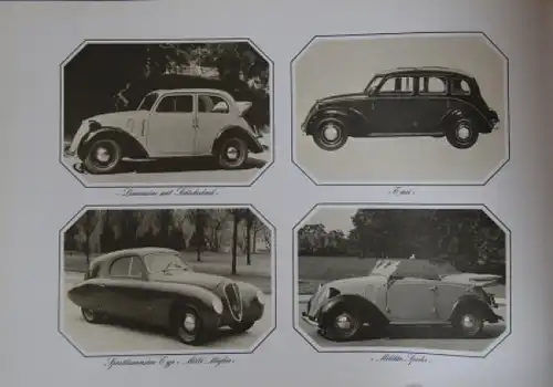 Fiat &quot;Vom 508 zum 128&quot; Historie-Präsentation 1969 Automobilprospekt