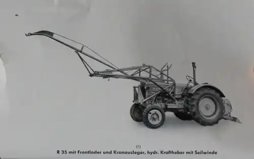 Hanomag Radschlepper R 16 bis R 45 Betriebsanleitung 1955