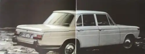 BMW 2000 Modellprogramm 1966 Automobilprospekt
