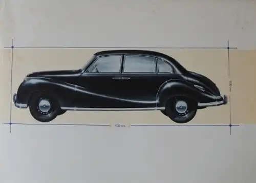 BMW 501 Modellprogramm 1953 Automobilprospekt