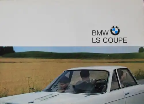 BMW LS Coupe Modellprogramm 1964 Automobilprospekt