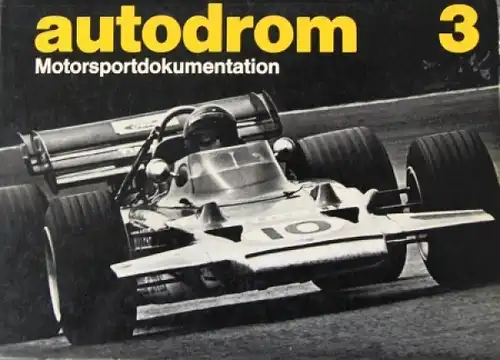 Morenno &quot;Autodrom Motorsportdokumentation&quot; Band 3 Motorrennsport 1971