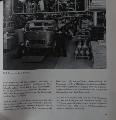 Mercedes Benz &quot;75 Jahre Motorisierung des Verkehrs&quot; Imagebrochure 1961
