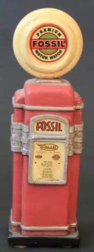 Fossil &quot;Premium Motor-Watch&quot; Zapfsäule Werbeartikel 1990