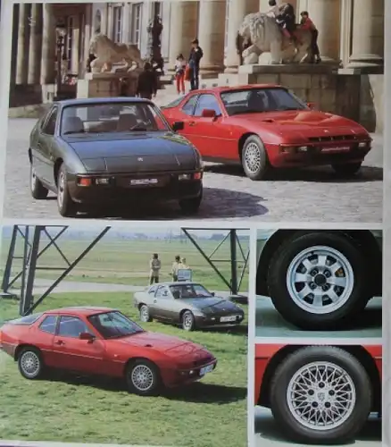 Porsche Modellprogramm 1980 Automobilprospekt
