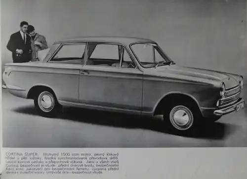 Ford Cortina Modellprogramm 1963 Automobilprospekt