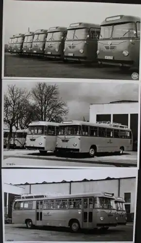 Krauss-Maffei Busse Deutsche Post 3 Werksfotos 1956