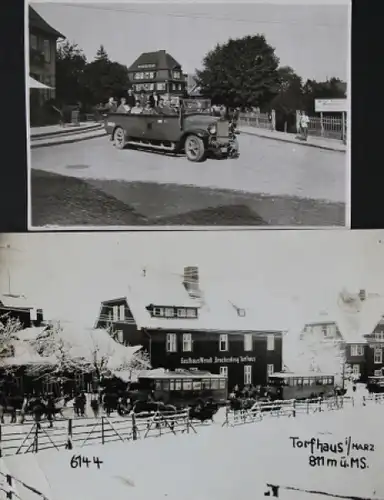 Büssing-NAG Bus am Torfhaus im Harz 2 Werks-Photo 1928