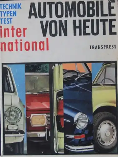 Roeder &quot;Automobile von Heute - Technik, Typen, Test&quot; Jahreskatalog 1968
