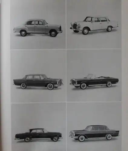 Mercedes &quot;Chronik Mercedes-Benz Fahrzeuge und Motoren&quot; Firmen-Historie 1966