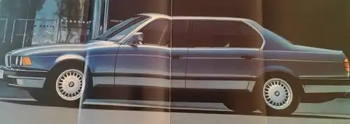 BMW 730i / 735i Modellprogramm 1987 Automobilprospekt