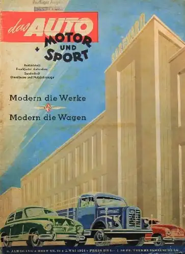 &quot;Das Auto, Motor & Sport&quot; Magazin 1951